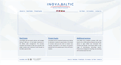 Desktop Screenshot of inovabaltic.com