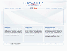 Tablet Screenshot of inovabaltic.com